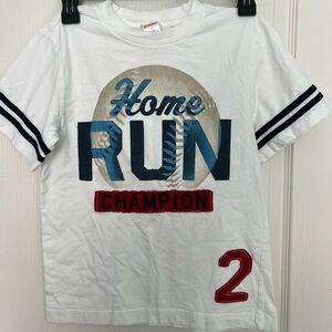 Home Run t-shirt, size 8Y, Gymboree, excellent condition